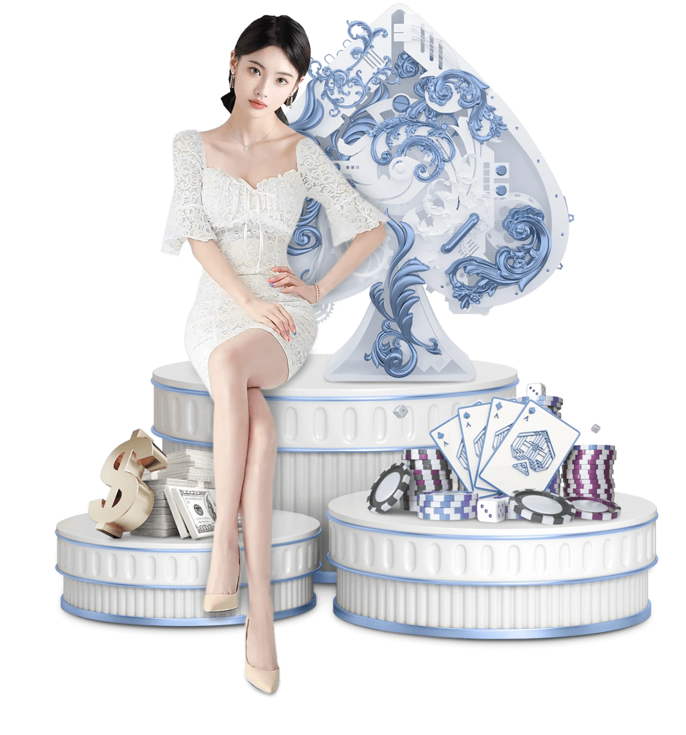 Minh họa khu nội dung và hướng dẫn 888Vi